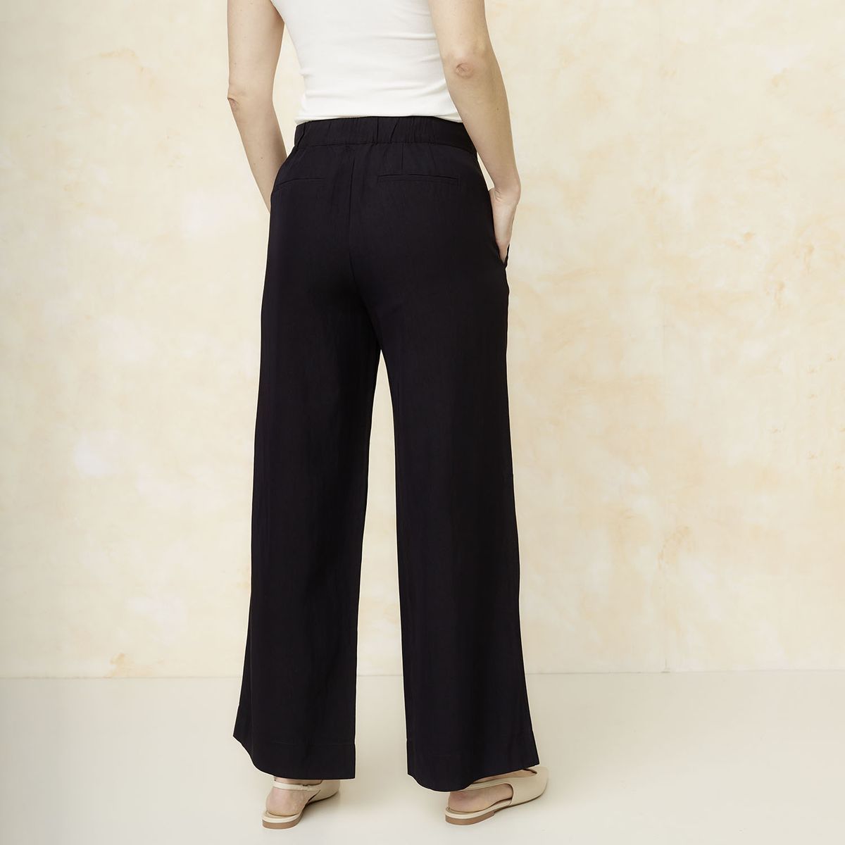 S COCCI - Pantalón Tiro Alto Lyocell Mujer S.Cocci