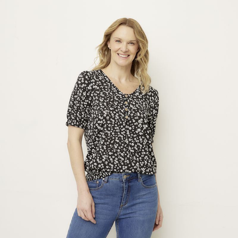 NEWPORT - Polera Manga Corta Mujer Newport