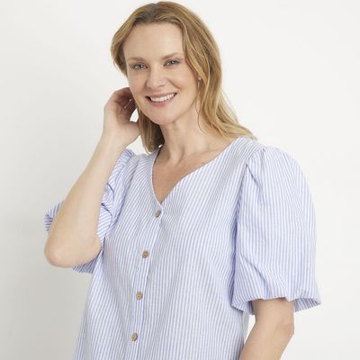 Imagen 2 del producto Blusa Manga Corta Algodón Mujer