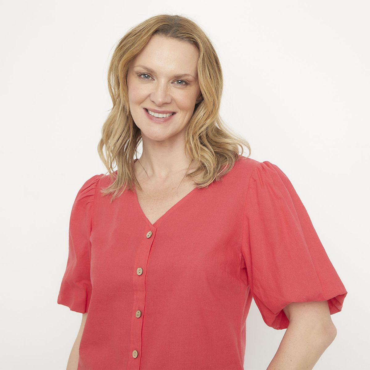 NEWPORT - Blusa Manga Corta Algodón Mujer Newport