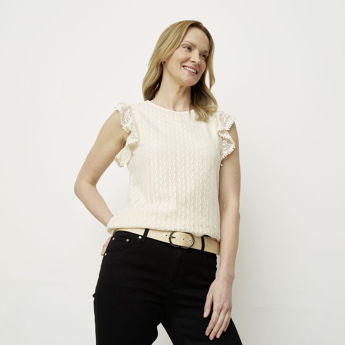 NEWPORT - Polera Sin Manga Algodón Mujer Newport