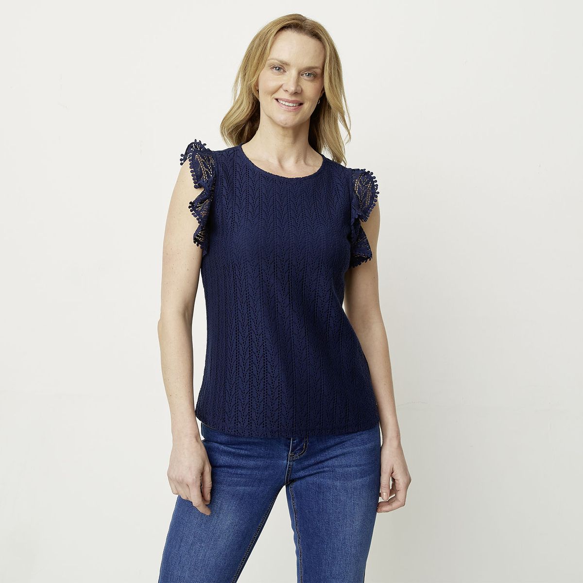 NEWPORT - Polera Sin Manga Algodón Mujer Newport