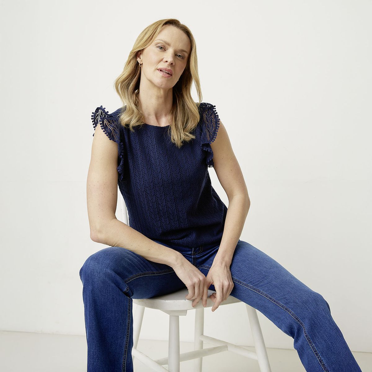 NEWPORT - Polera Sin Manga Algodón Mujer Newport