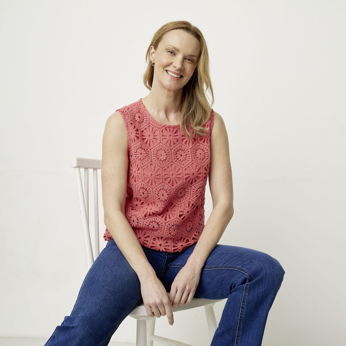 NEWPORT - Polera Sin Manga Algodón Mujer Newport