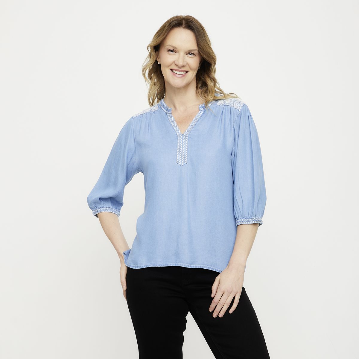 NEWPORT - Blusa Lyocell Mujer Newport