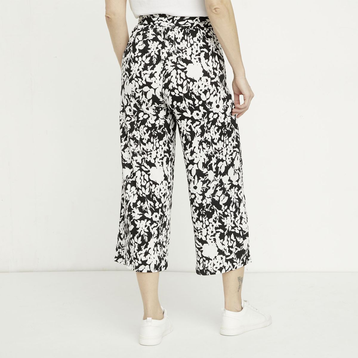 NEWPORT - Pantalón Culotte Tiro Alto Mujer Newport
