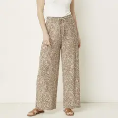 NEWPORT - Pantalón Culotte Tiro Alto Mujer