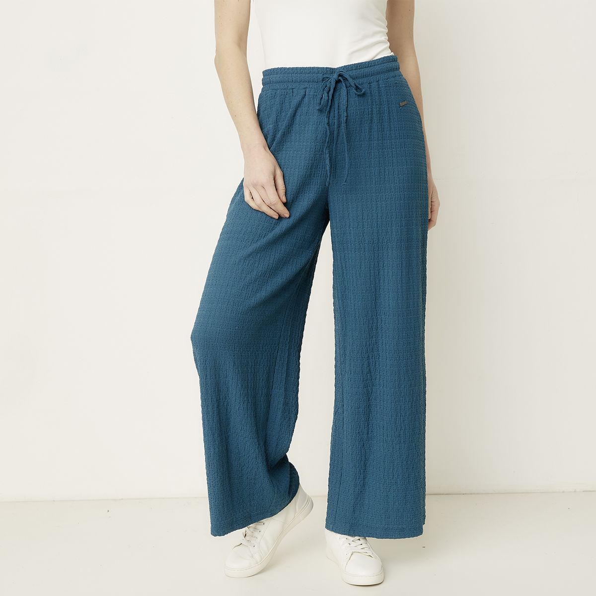 NEWPORT - Pantalón Culotte Tiro Alto Mujer Newport