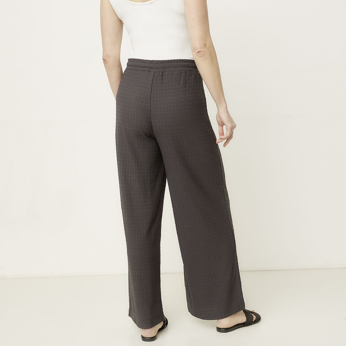 NEWPORT - Pantalón Culotte Tiro Alto Mujer Newport