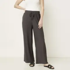 NEWPORT - Pantalón Culotte Tiro Alto Mujer