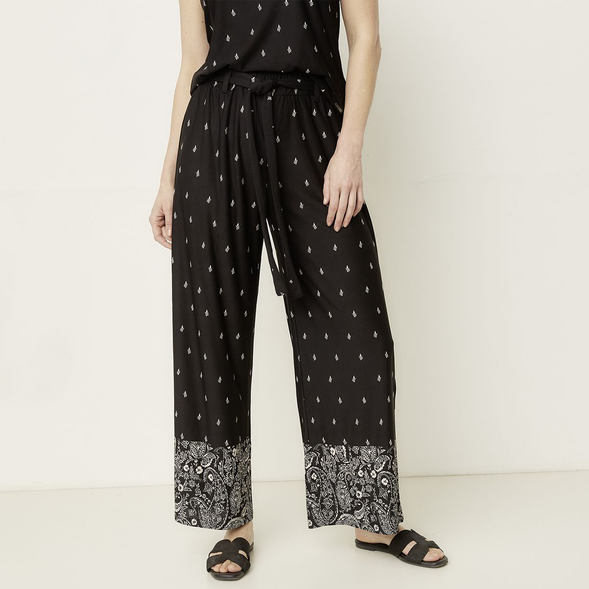 NEWPORT - Pantalón Tiro Alto Mujer Newport