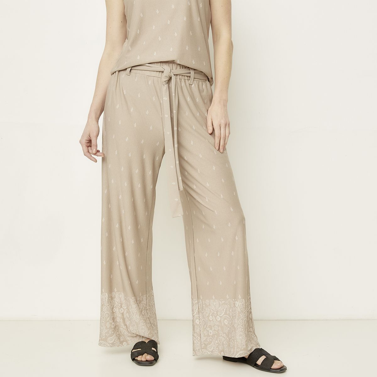 NEWPORT - Pantalón Tiro Alto Mujer Newport