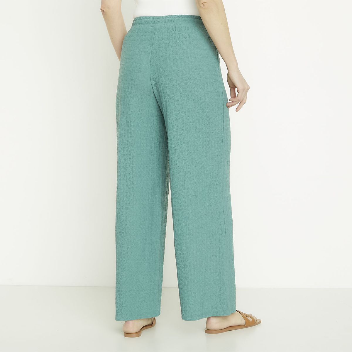 NEWPORT - Pantalón Culotte Tiro Alto Mujer Newport