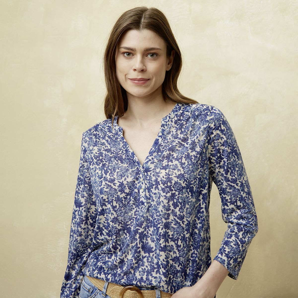 UNIVERSITY CLUB - Polera Mujer University Club Manga 3/4 Casual