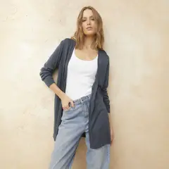 BASEMENT - Sweater Manga Larga Mujer Viscosa Diseño Liso