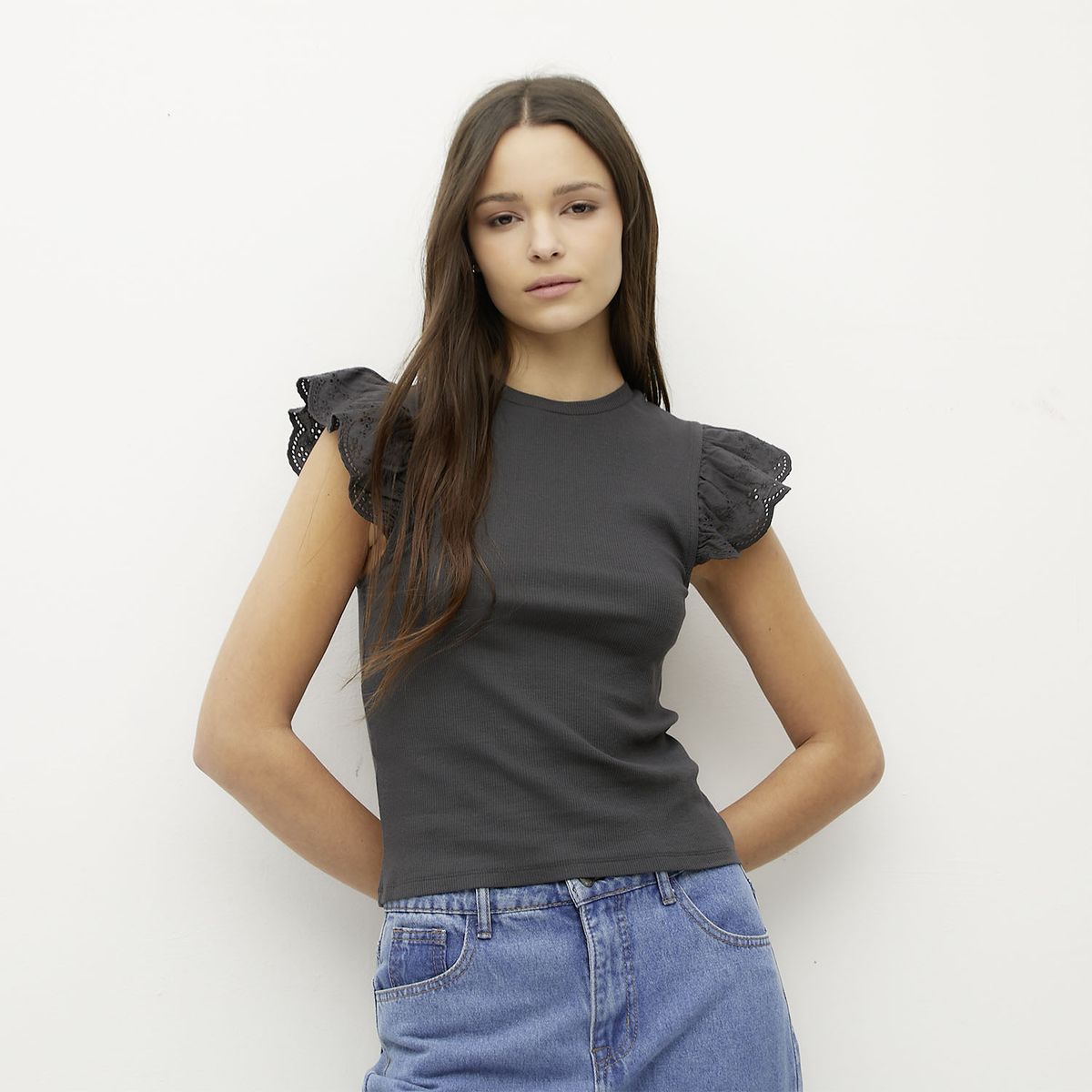 SYBILLA - Polera Algodón Mujer Sybilla