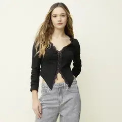 SYBILLA - Polera Manga Larga Mujer