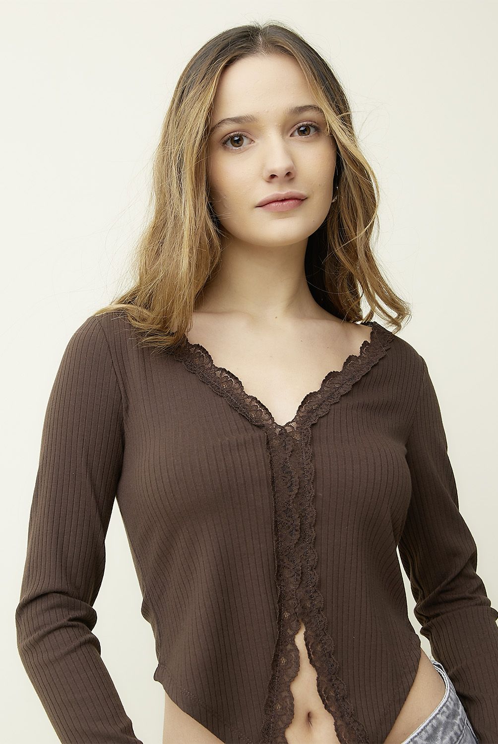SYBILLA - Polera Manga Larga Mujer Sybilla