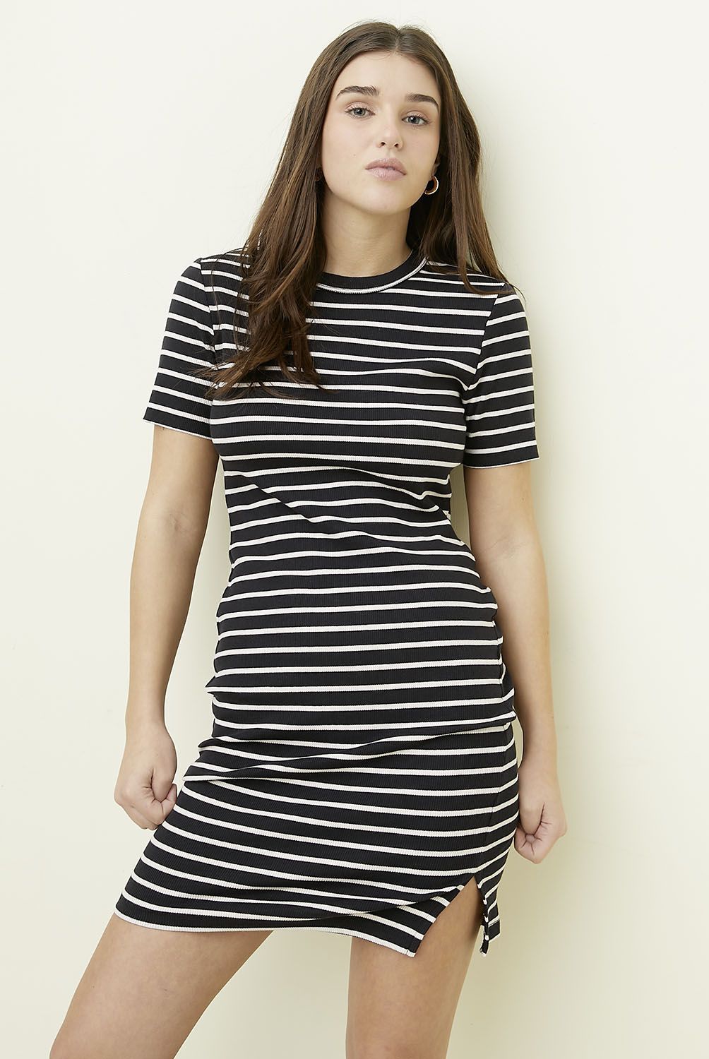SYBILLA - Vestido Casual Mini Algodón Orgánico Mujer Sybilla