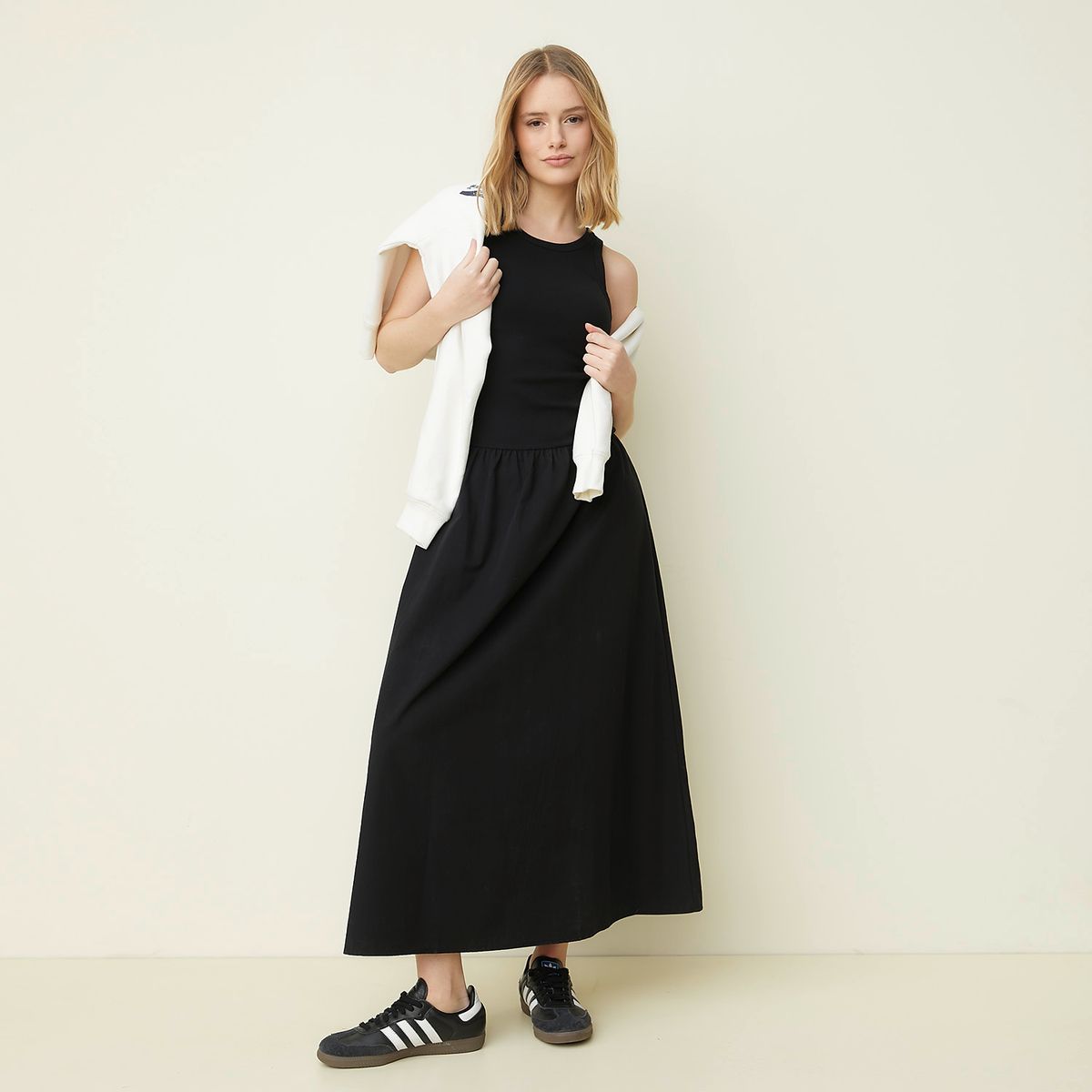 SYBILLA - Vestido Casual Maxi Algodón Mujer Sybilla