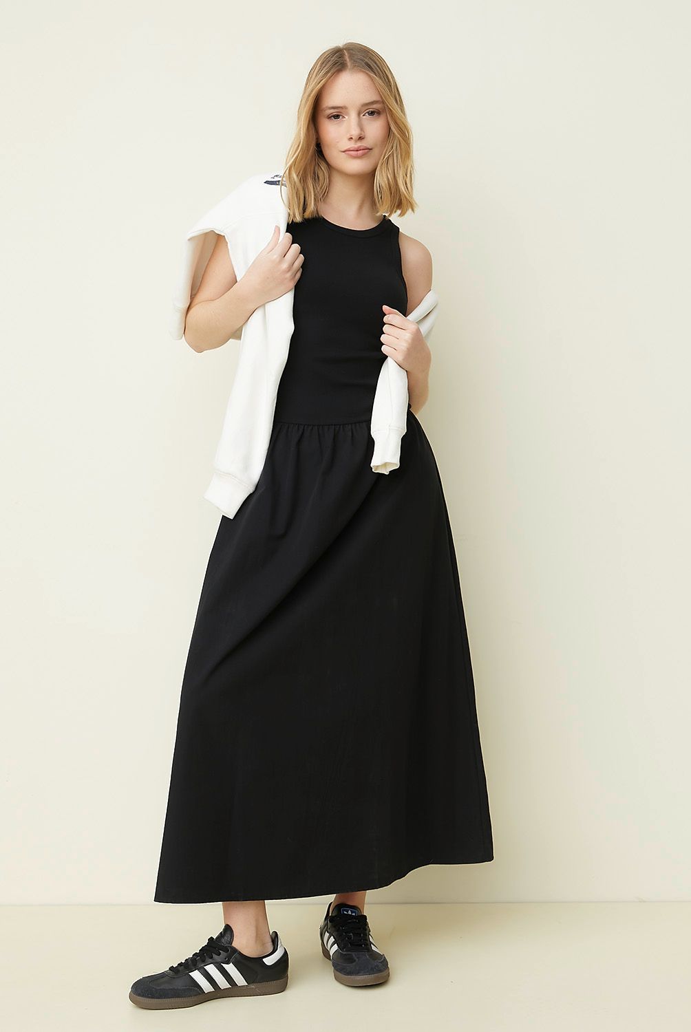 SYBILLA - Vestido Casual Maxi Algodón Mujer Sybilla