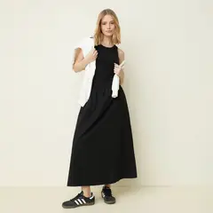 SYBILLA - Vestido Casual Maxi Algodón Mujer