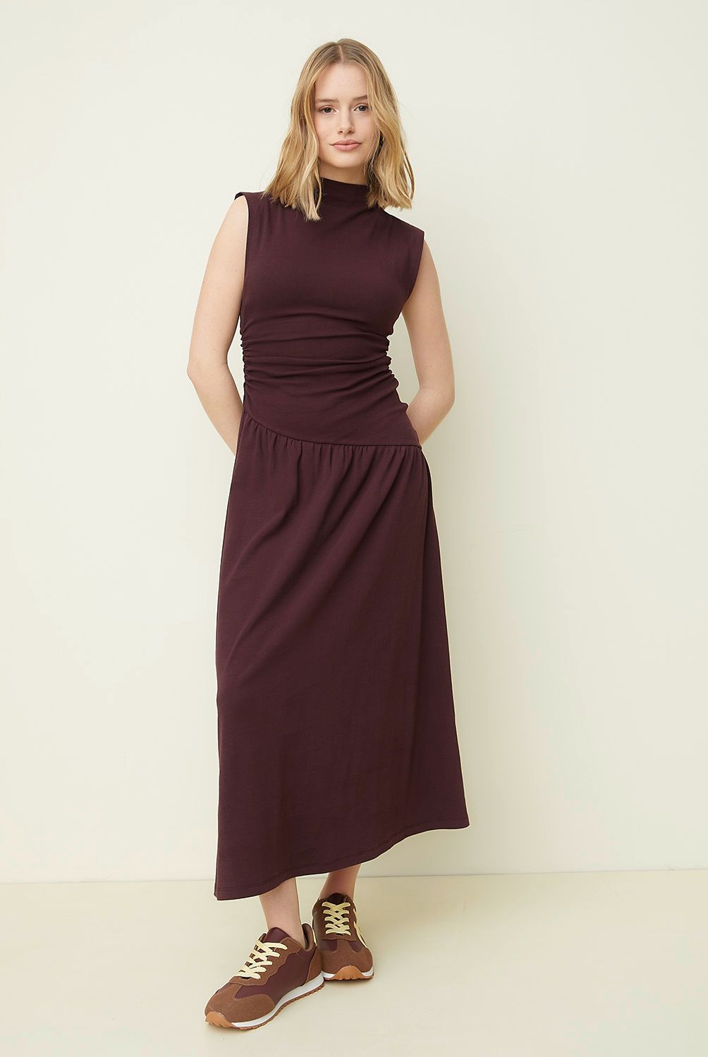 SYBILLA - Vestido Casual Maxi Algodón Mujer Sybilla