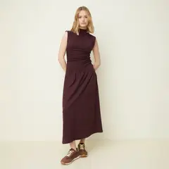 SYBILLA - Vestido Casual Maxi Algodón Mujer