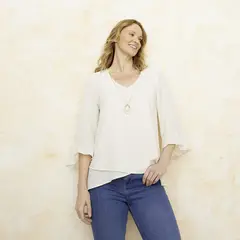 S COCCI - Blusa con Collar Mujer S. Cocci