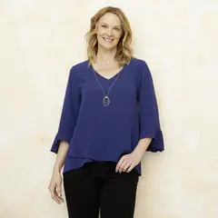 S COCCI - Blusa con Collar Mujer S. Cocci