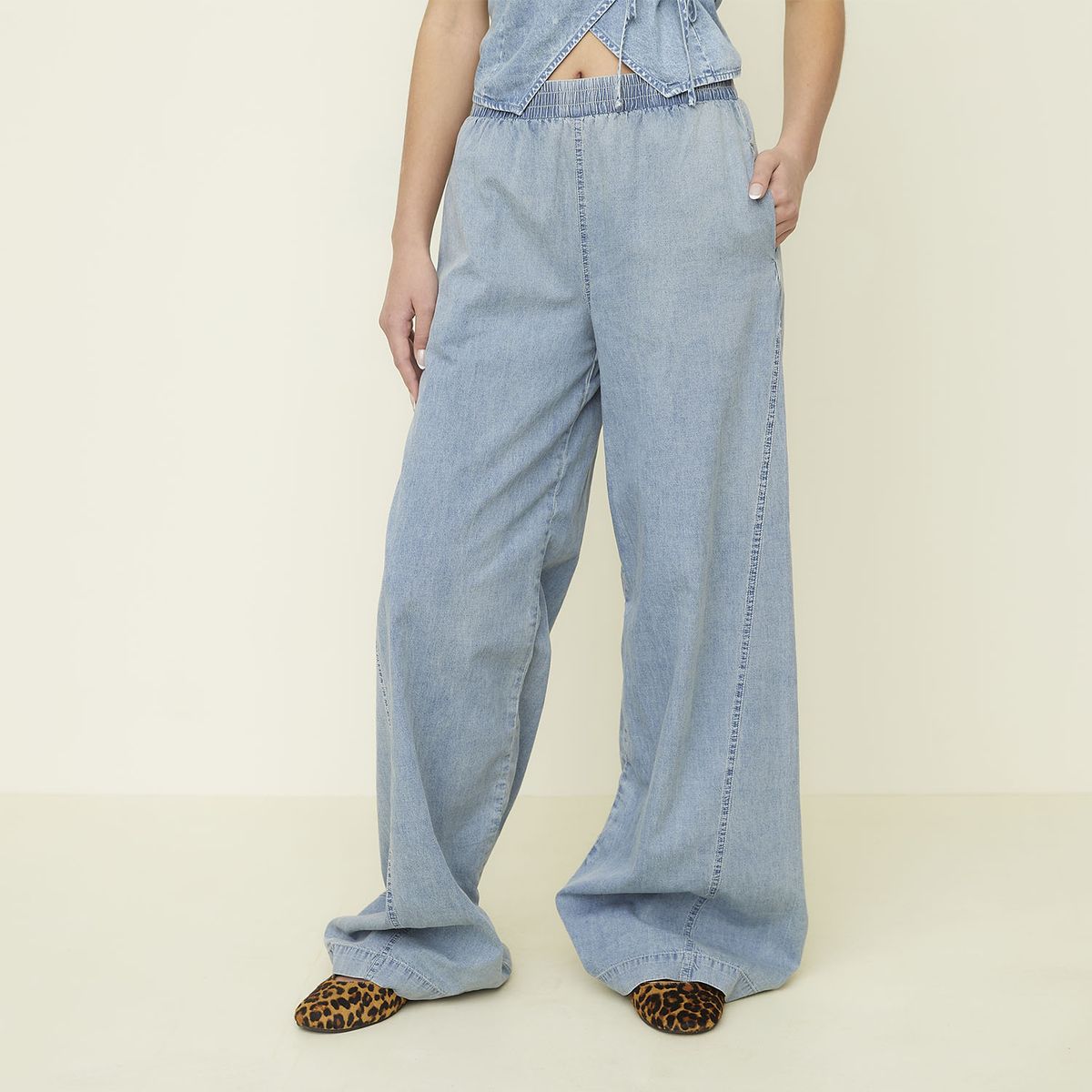 SYBILLA - Pantalón Mujer Azul Sybilla