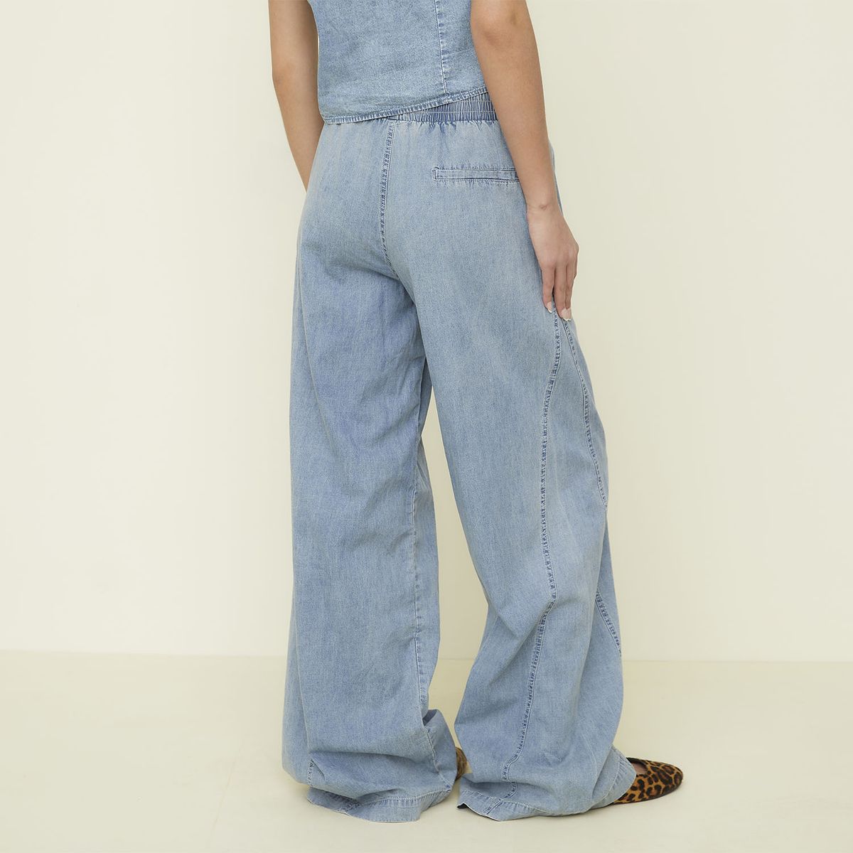 SYBILLA - Pantalón Mujer Azul Sybilla