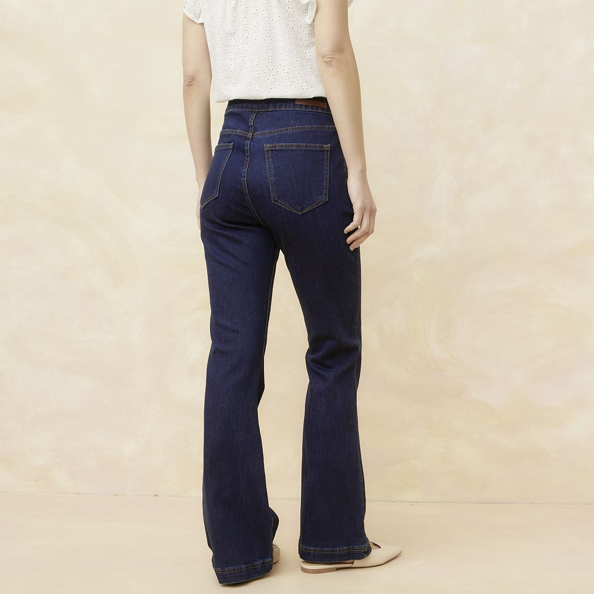 ELLE - Jeans Flare Mujer Elle