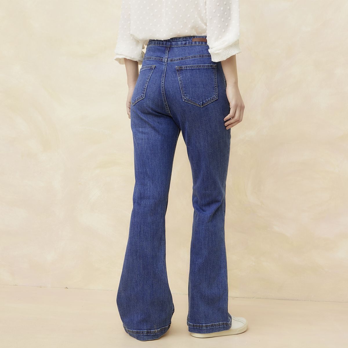 ELLE - Jeans Flare Mujer Elle