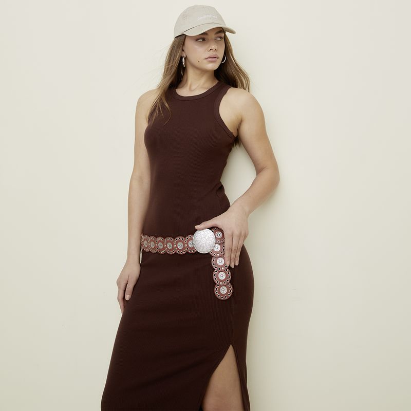 SYBILLA - Vestido Maxi Casual Algodón Sybilla Mujer