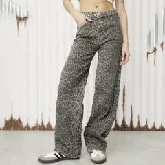 AMERICANINO - Jeans Baggy Tiro Bajo Mujer