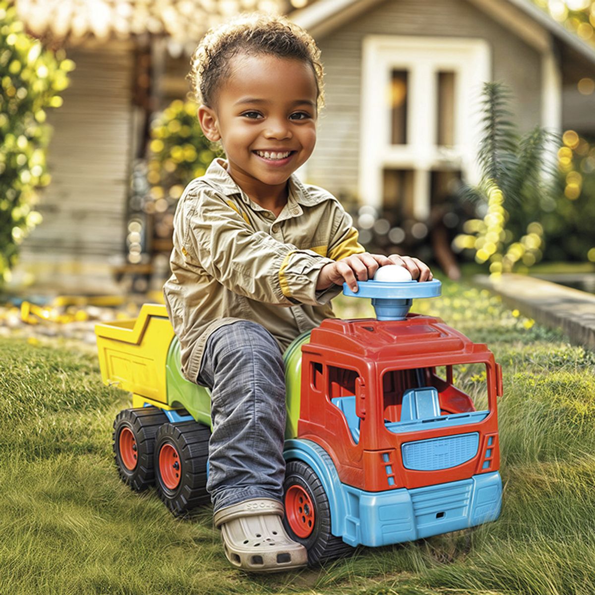 DOLU - Camion Correpasillos Multicolor Dolu