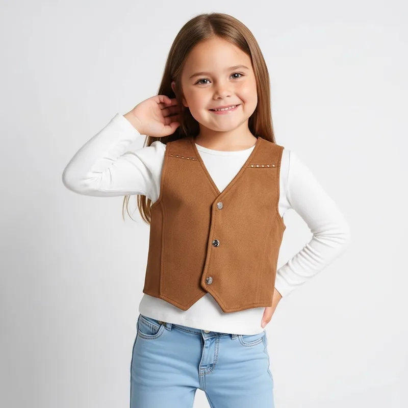 YAMP - Vest Suede Niña Yamp
