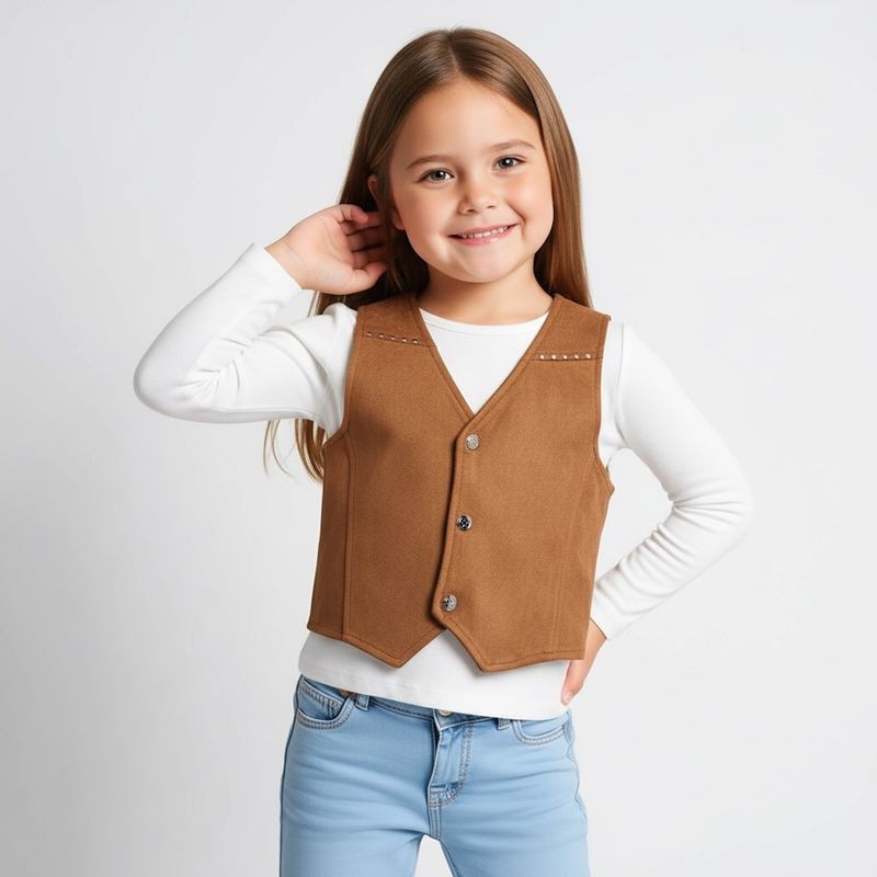YAMP - Vest Suede Niña Yamp