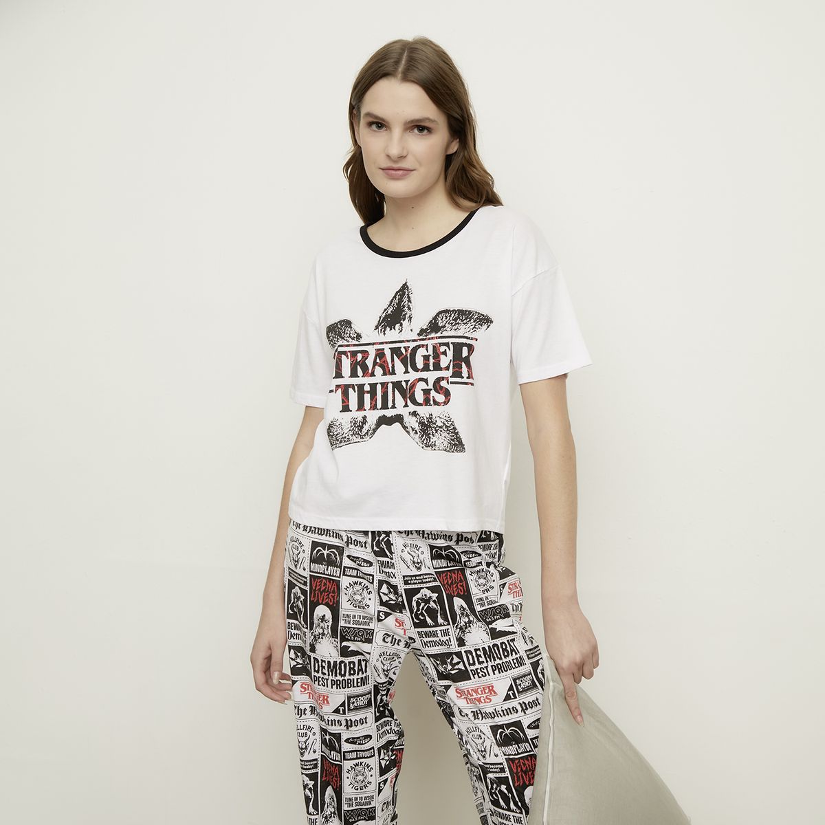 STRANGER THINGS - Pijama Algodón Stranger Things Mujer