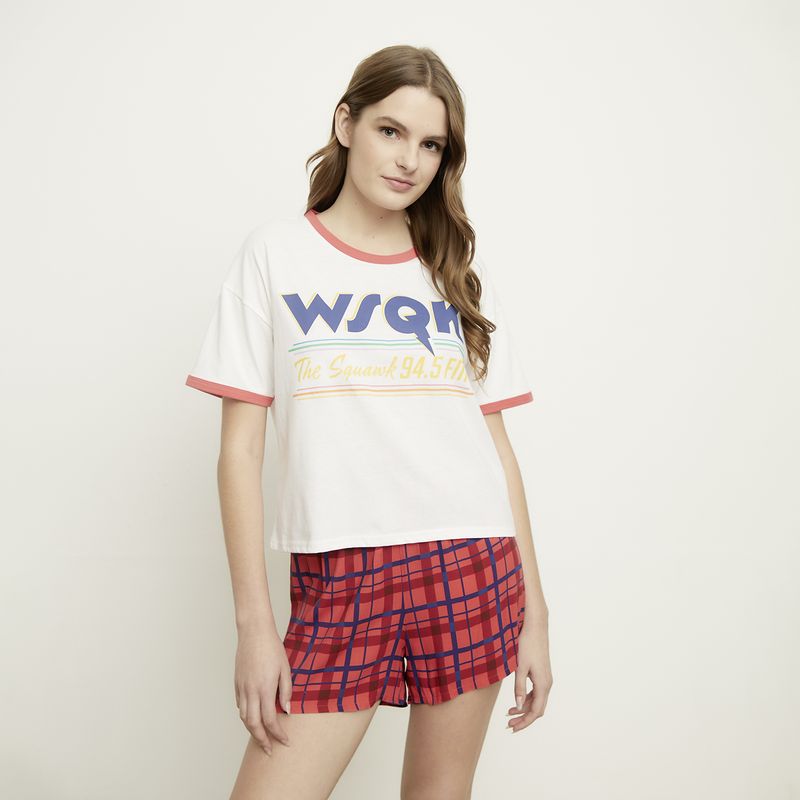 STRANGER THINGS - Pijama Algodón Mujer Stranger Things