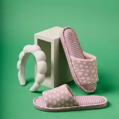 SYBILLA - Pantufla + Cintillo Mujer en Caja