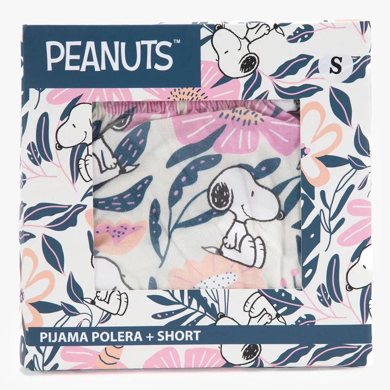 SNOOPY - Pijama Algodón Mujer Snoopy