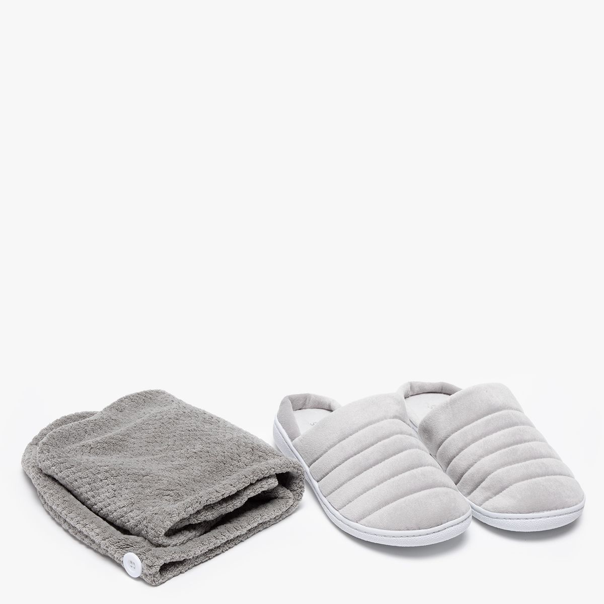 S COCCI - Pantuflas + Toalla Turbante Mujer en Caja S.Cocci