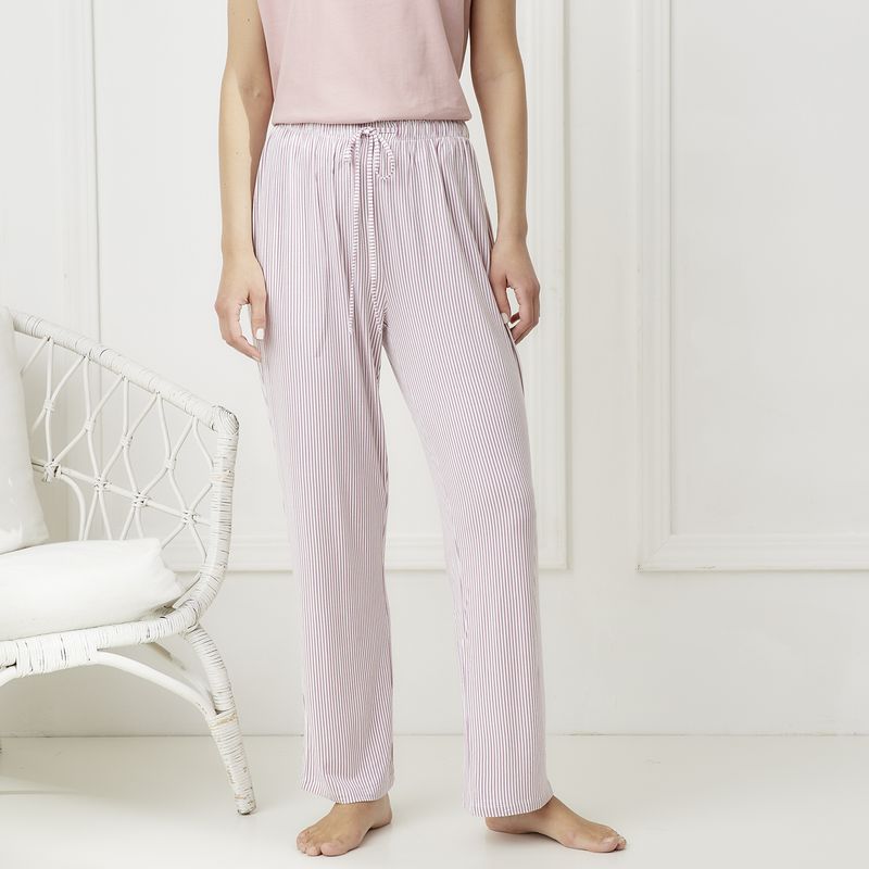 BLU - Pantalón Largo de Pijama Mujer Blu