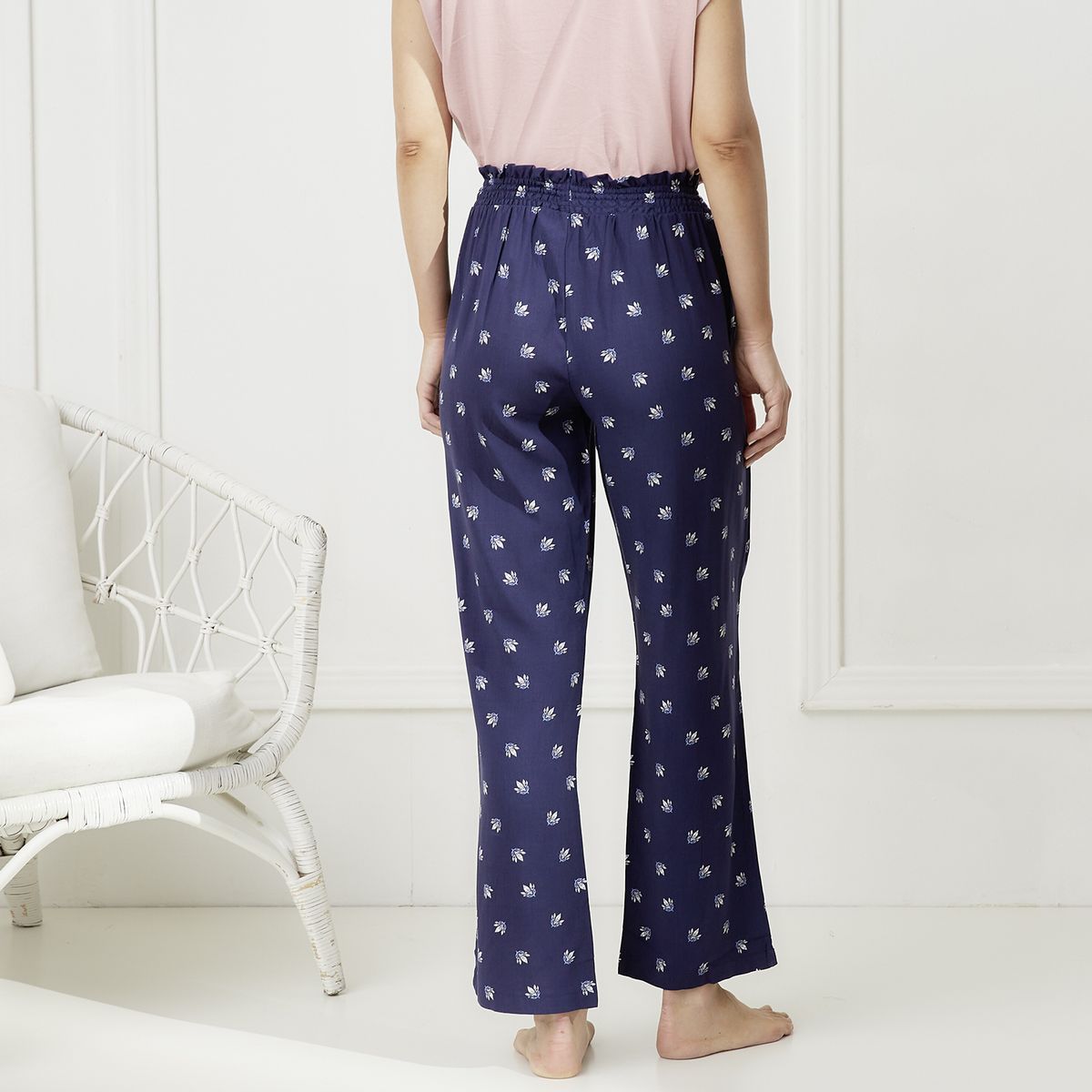 BLU - Pantalón Largo de Pijama Mujer Blu