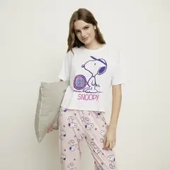SNOOPY - Pijama Algodón Mujer