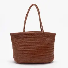 BASEMENT - Cartera Tote Trenzada Mujer
