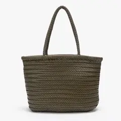 BASEMENT - Cartera Tote Trenzada Mujer