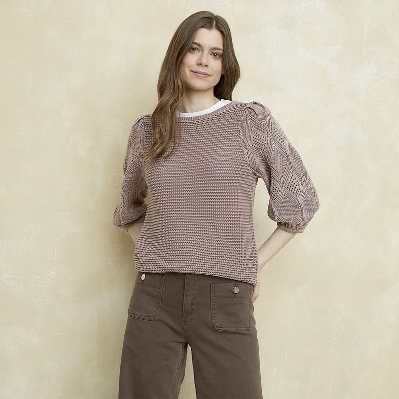 UNIVERSITY CLUB - Polera Manga Corta Algodón Mujer University Club